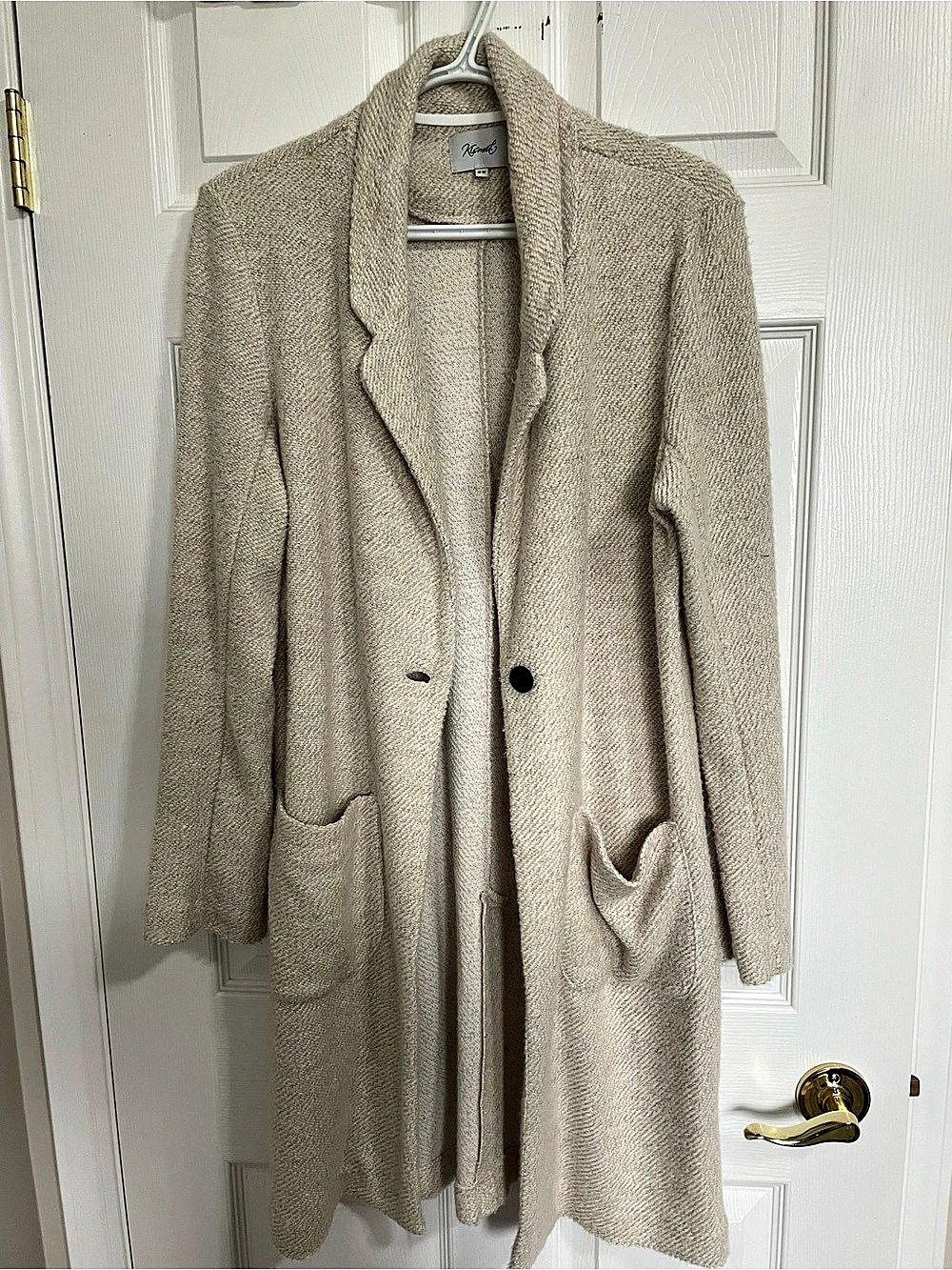 Kismet Long Cardigan in Beige